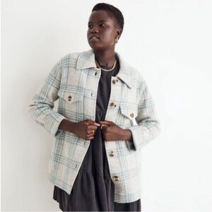 Madewell boiled wool shirt jacket
